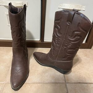 Brown Western Cowboy Boots